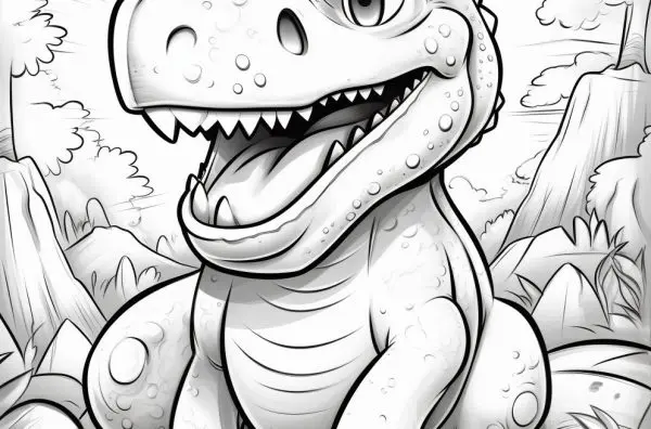 Printable Dinosaur Coloring Pages For kids and adults -cute dinosaur coloring pages-FREE Download Dinosaur Coloring Pages