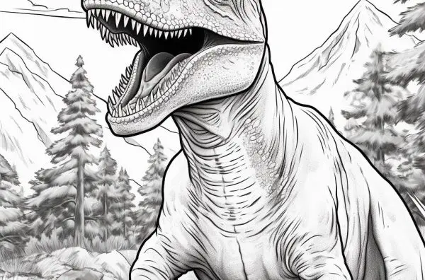 Printable Dinosaur Coloring Pages For kids and adults -cute dinosaur coloring pages-FREE Download Dinosaur Coloring Pages